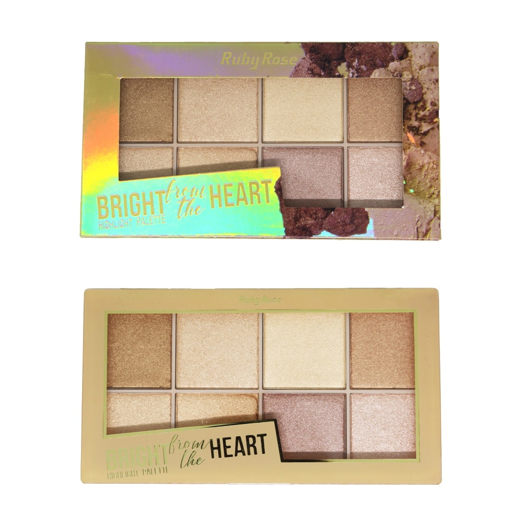 Bright From The Heart Highlighter Palette