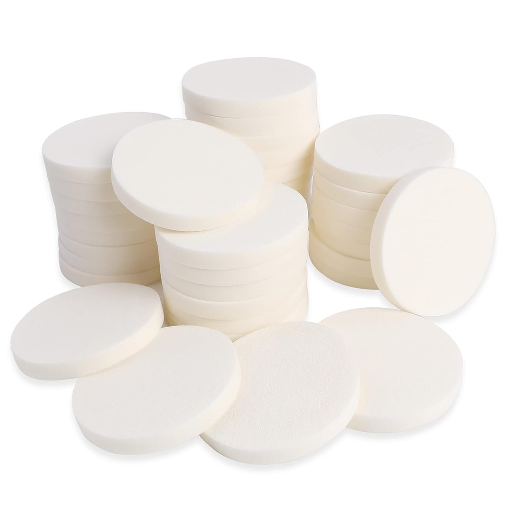 Round Powder Sponge 12 Pcs