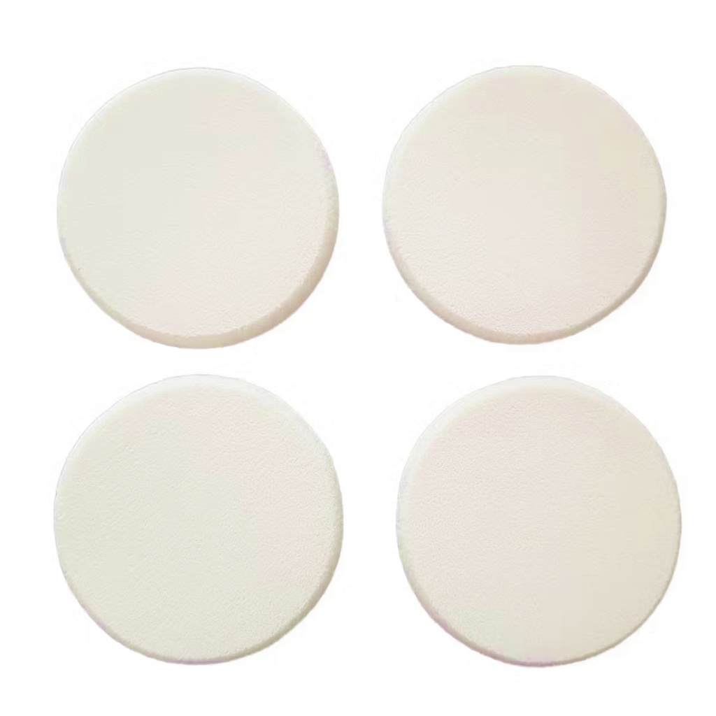 4 Pcs Round Powder Sponge