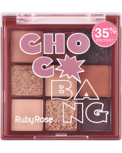 Paleta de Sombras CHEEKY PLUM HB1078 Ruby Rose