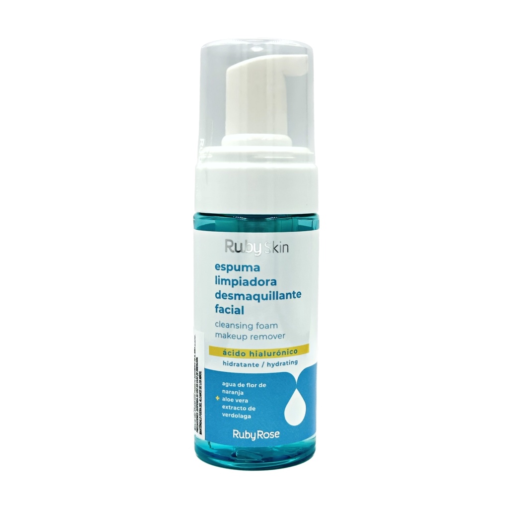 Facial Cleansing Foam Makeup Remover with Hyaluronic Acid