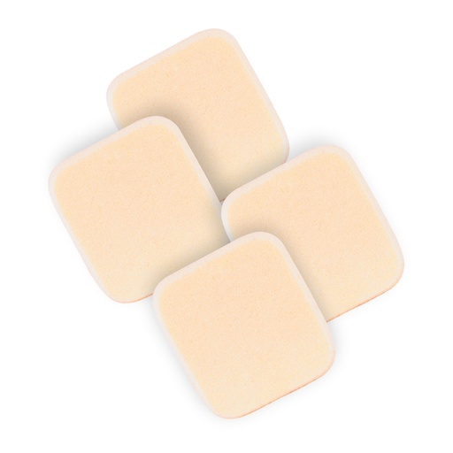 [HB-329-51] 4 Pcs Rectangular Powder Sponge