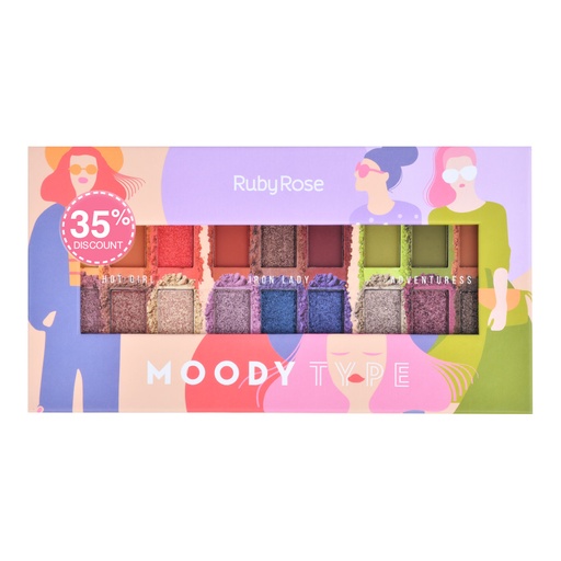 [HB-1054] Moody Eyeshadow Palette